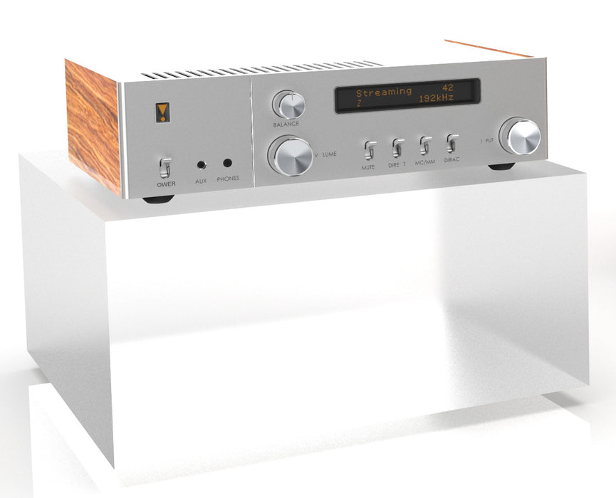 Amplificateur stéréo intégré 120W/C, Lecteur réseau, DAC, entrée phono