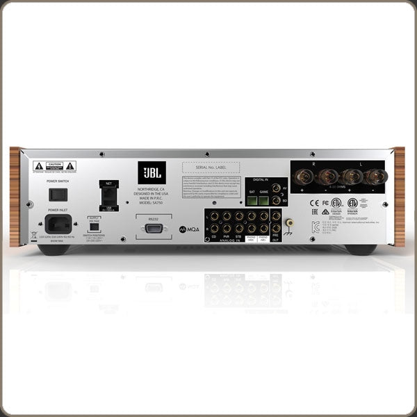 Amplificateur stéréo intégré 120W/C, Lecteur réseau, DAC, entrée phono