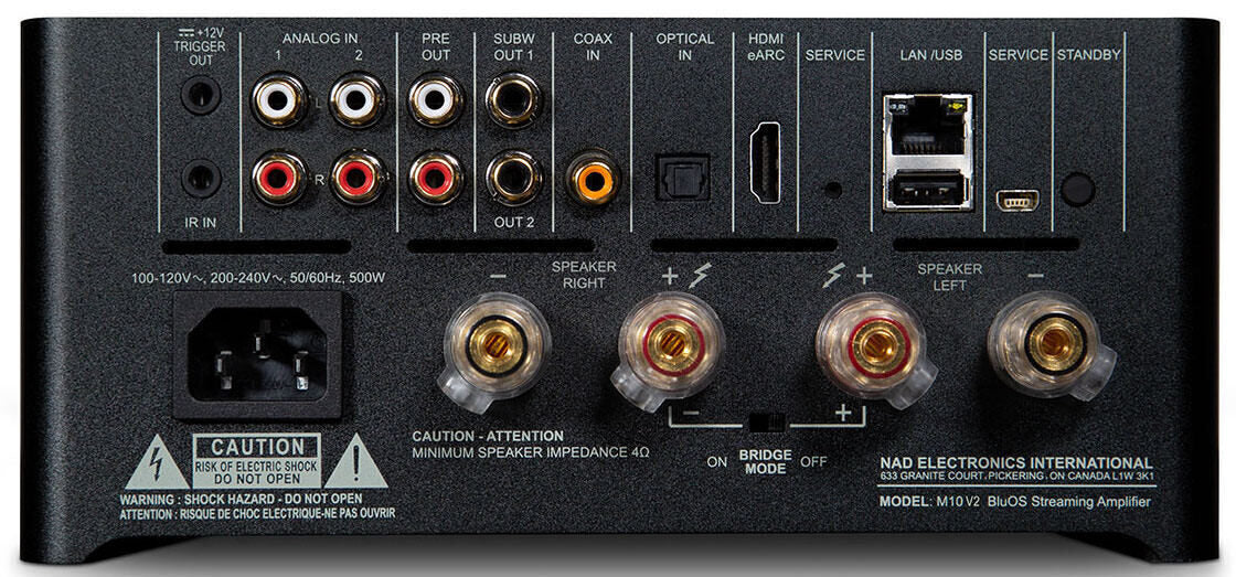 NAD Masters M10 V2 - Amplificateur stéréo 100W/DAC