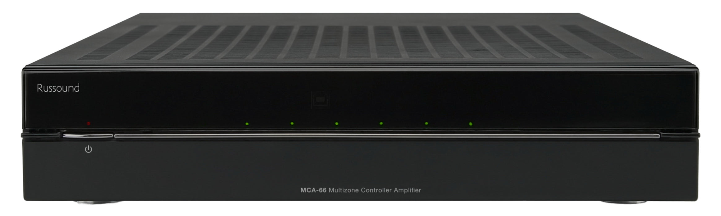 Russound MCA-66 - Amplificateur multizones pour les systèmes Russound. 6 sources/6 zones amplifiées @ 20W / ch, jusqu'à 6 entrées stéréo niveau ligne, 3 coaxiales numériques et 1 optiques et contrôle vocal est disponible en utilisant Amazon Alexa