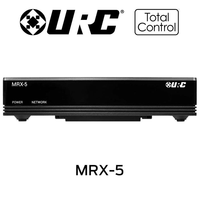 URC Total Control MRX-5 - Contrôleur de système de réseau avancé est un excellent choix pouvant couvrir jusqu'à 4 pièces dans des systèmes résidentiels et commerciaux.