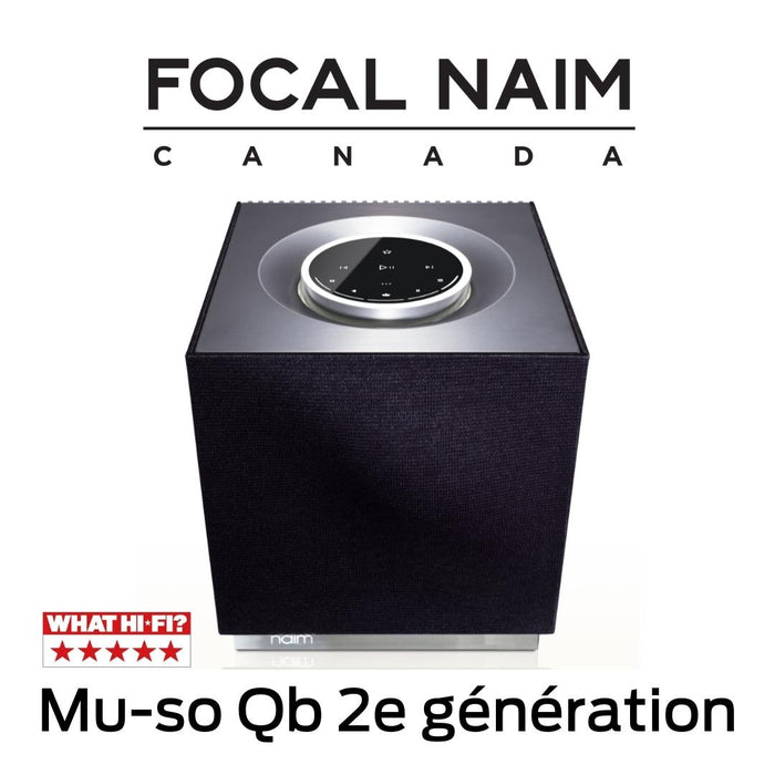 NAIM Mu-so Qb 2ème génération - Enceinte sans fil 300 Watts/7 hp