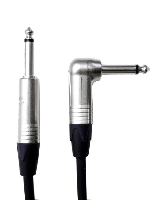 Digiflex - Câble d'instruments avec un connecteur coudé (série Pro) ¼″ à ¼″ - 10 pieds