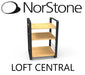 NorStone - Meuble audio LOFT CENTRAL style Bambou