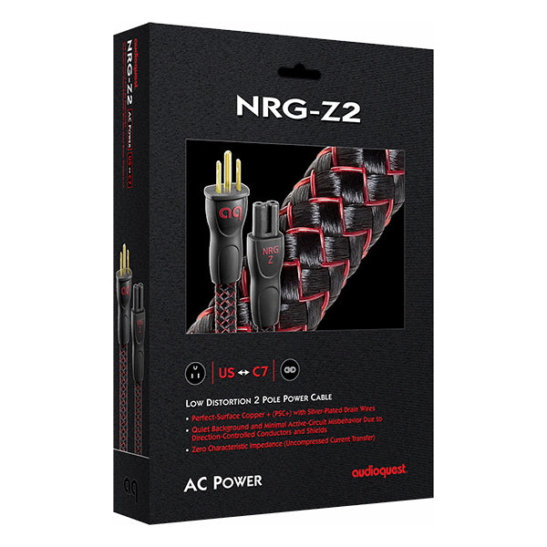 AudioQuest NRG-Z2 - Câble d'alimentation tripolaire calibre 17AWG