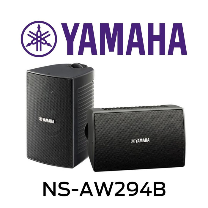 Yamaha NSAW294B - Enceintes d'extérieur 6.5 pouces waterproof, grilles de protection offrent des propriétés résistantes aux intempéries exceptionnelles