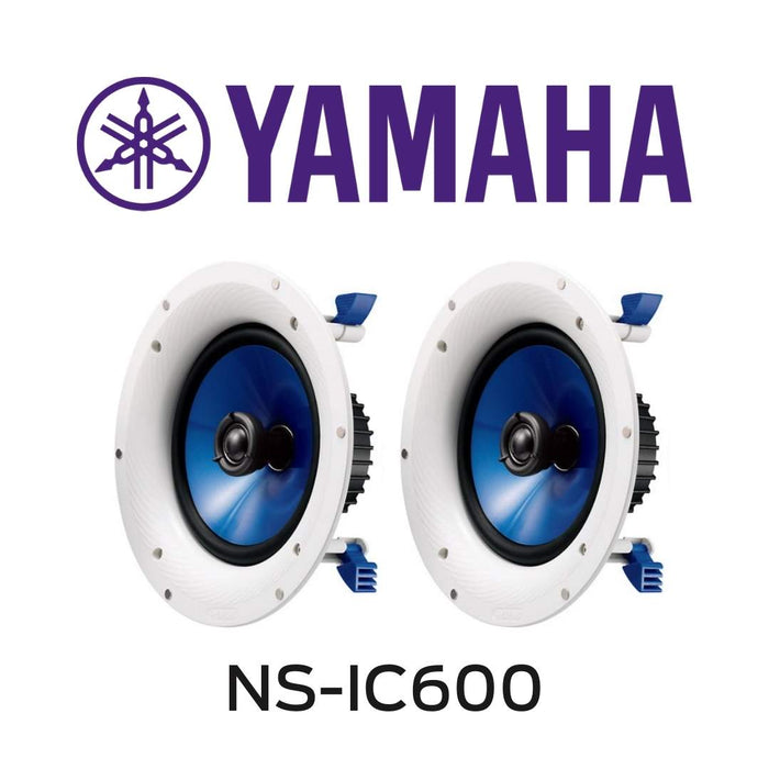 Yamaha - Enceinte encastrable de plafond 6.5po NSIC600 (La paire)