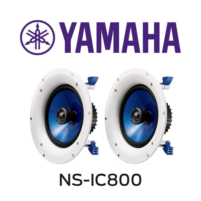 Yamaha NSIC800 - Enceintes encastrables de plafond 8po 140Watts (La paire)