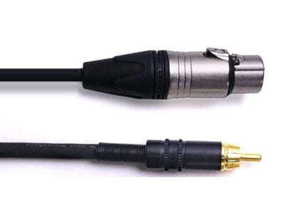 Digiflex - Câble adaptateur XLR-F à RCA (série Pro) - 3 pieds