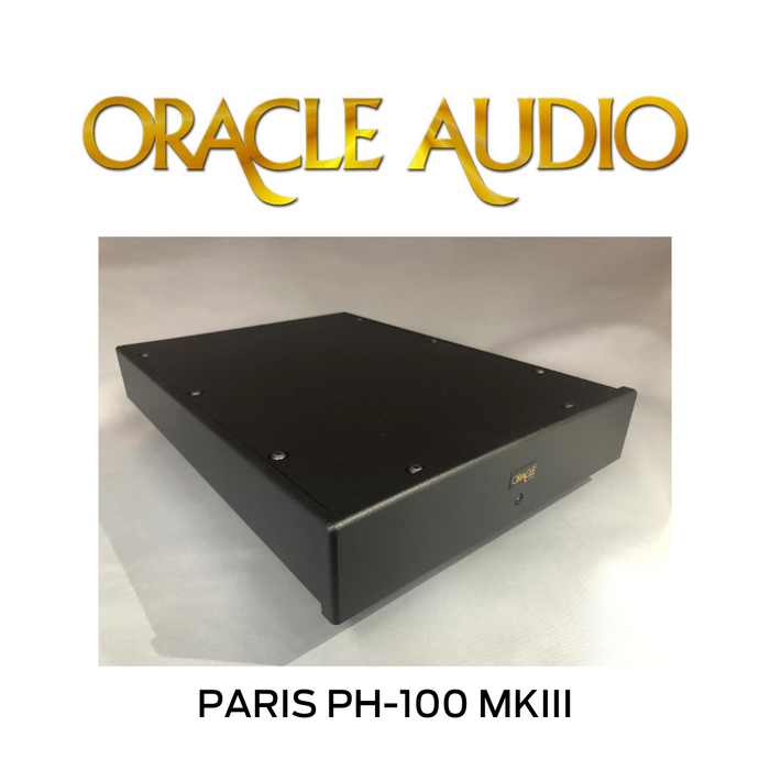 Oracle Audio Paris PH-100 MKIII - Préamplificateur Phono polyvalent qui peut s'adapter à l'utilisation de n'importe quelle cartouche phono à aimant mobile ou à bobine mobile.