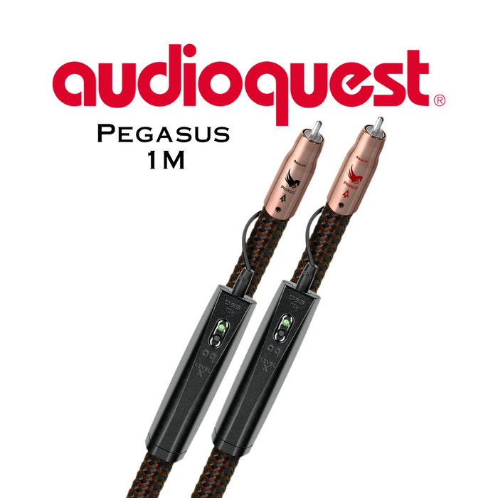 Audioquest Pegasus - Câble d'interconnexions RCA 72 V DBS XLR (paire)