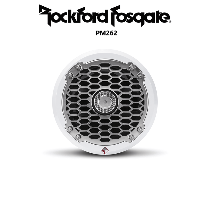 RockFord Fosgate - Haut-parleur marins / pour moto 6" série Punch à pleine portée PM262