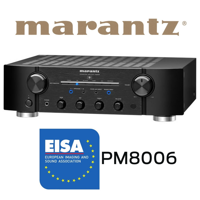 Marantz PM8006 - Amplificateur stéréo 70Watts/canal, étage phono exceptionnelle, circuits HDAM-SA3 et Bornes d'enceintes Marantz SPKT-1+ originales de haute qualité (commutables A/B)