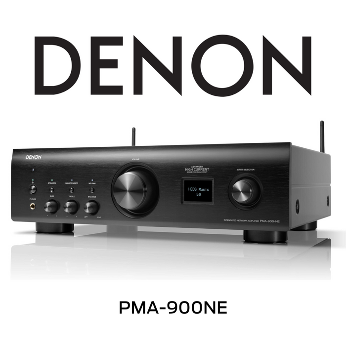 DENON PMA-900HNE - Amplificateur stéréo intégré 50Watts/Canal avec lecteur réseau intégré.