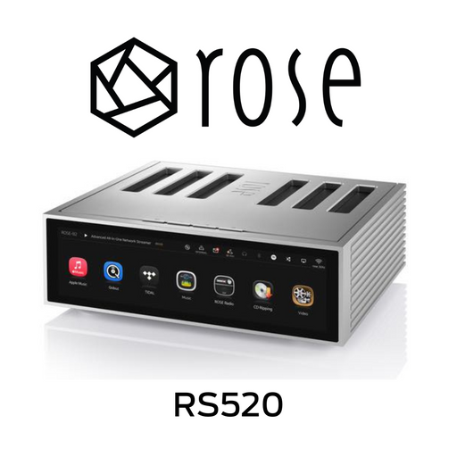 Hi-Fi ROSE RS520 Argent/Noir - Amplificateur stéréo