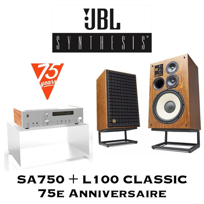 Ensemble stéréo JBL Synthesis - SA750 + L100 Classic | Édition 75e!