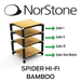 NorStone - Meuble Hi-Fi anti-vibration modulable SPIDER Bamboo