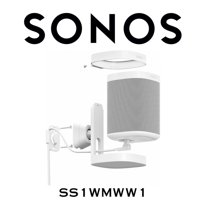 Sonos SS1WMWW - Support mural pour Sonos One, One SL et Play:1