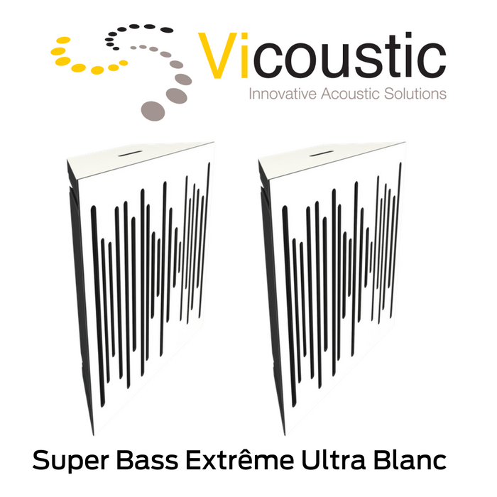 Vicoustic VICB05007 - Super Bass Extrême Ultra Absorbeurs (Boîte de 2)