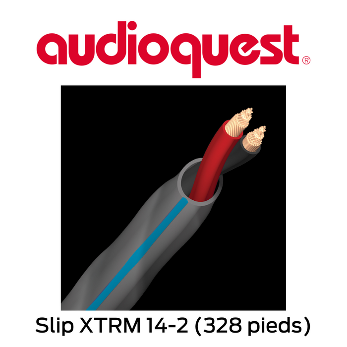 Audioquest SLiP XTRM 14/2- Câble à haut-parleurs FT4 14 AWG/2 brins