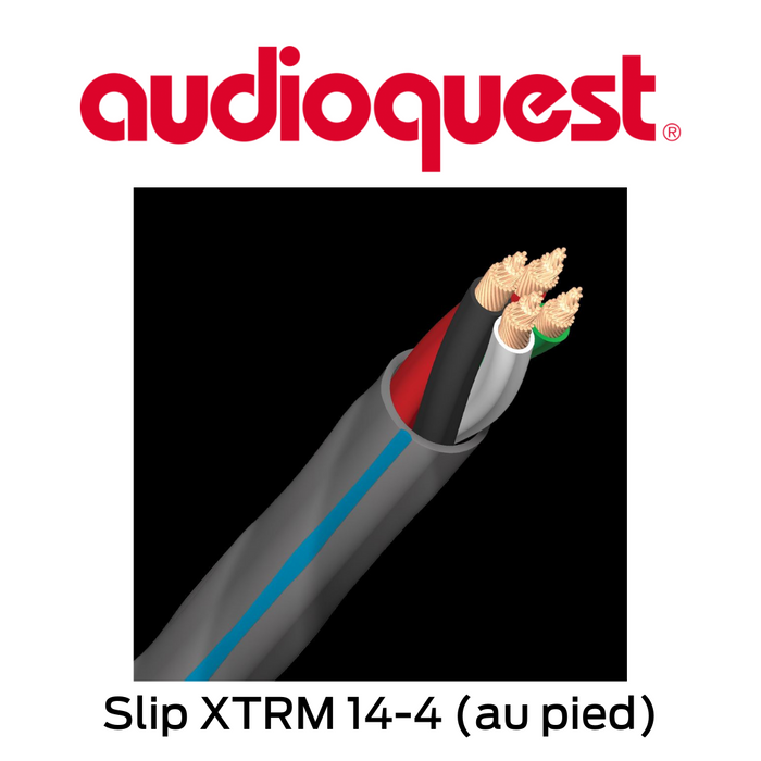 Audioquest SLiP XTRM 14/4 - Câble à haut-parleurs FT4 14 AWG/4 brins