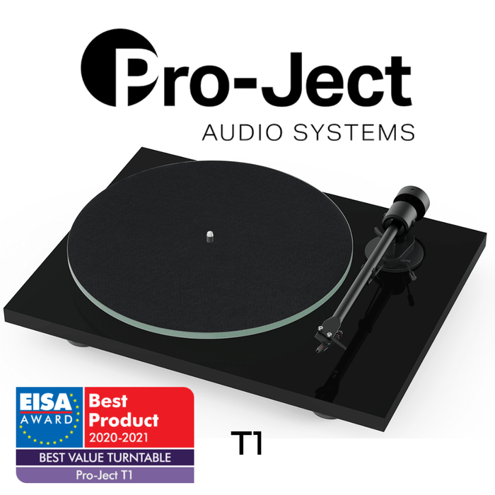 Pro-Ject T1 - Table tournante haute fidélité avec cartouche Ortofon OM 5E