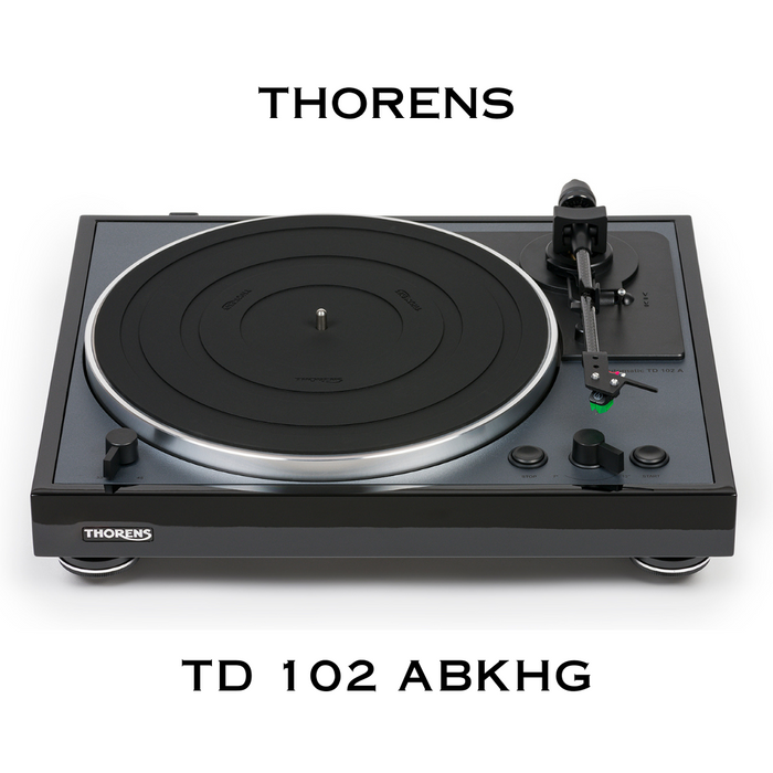 THORENS TD 102 A Noire - Table tournante + Audio-Technica ATVM95E