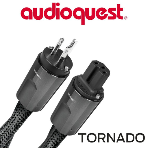 AudioQuest - Câble d'alimentation à courant élevé variable Calibre 11AWG 20Amp RMS@125VAC 50/60Hz 72vDBS PSC PSC+ Série Tornado