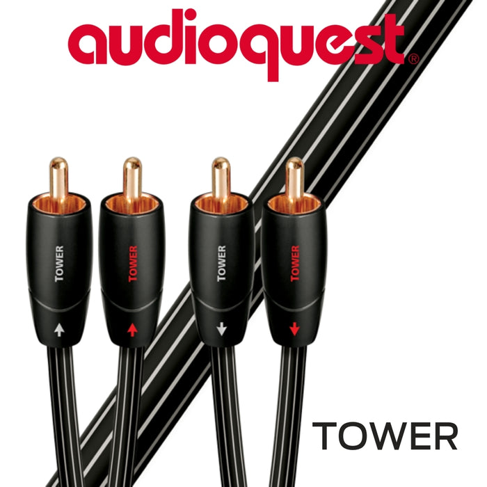 AudioQuest - Câbles analogiques RCA mâle à RCA mâle TOWER