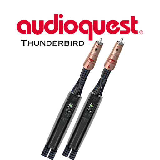 Audioquest Thunderbird - Câble d'interconnexions RCA-RCA Mâle (la paire)