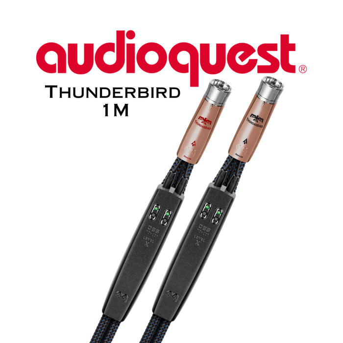Audioquest Thunderbird - Câble audio XLR PSC +72v DBS (paire)