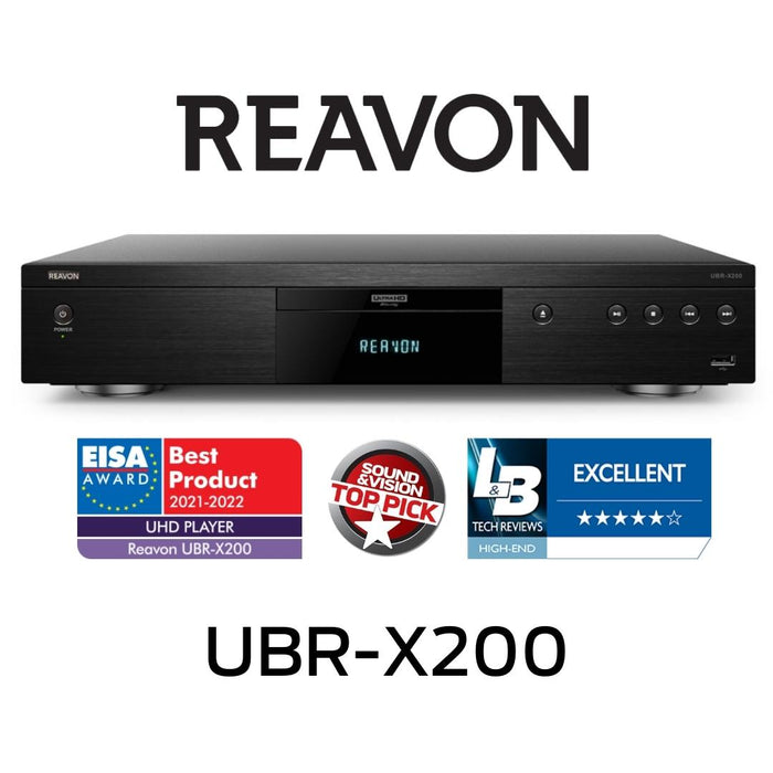 REAVON UBR-X200 - Lecteur BLU-RAY 4K Ultra HD Dolby Vision Audiophile: : ce lecteur universel audiophile a été conçu pour une lecture de disque haute qualité!