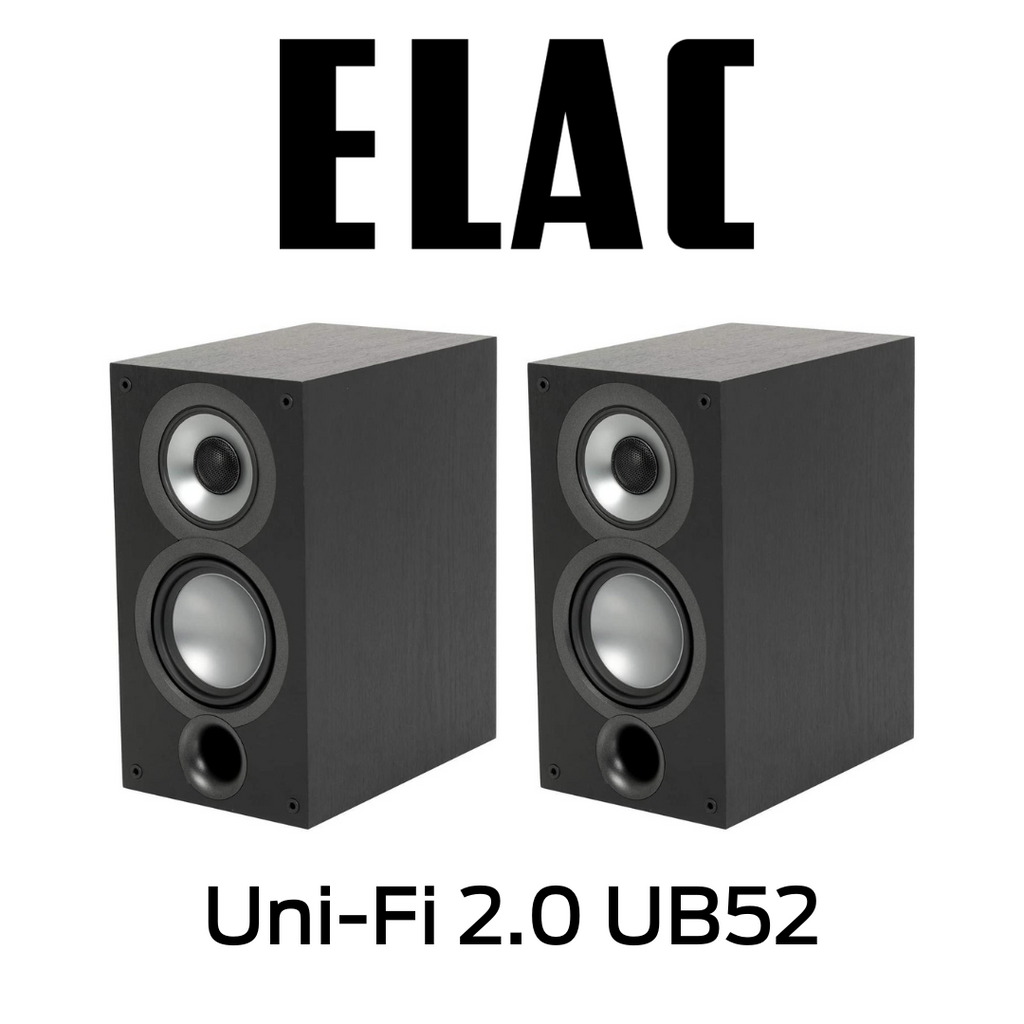 Enceinte Centrale ELAC Uni-Fi 2.0 UC52 - 3 Voies, Noir, Pour Système Home Cinéma Ou Stéréo