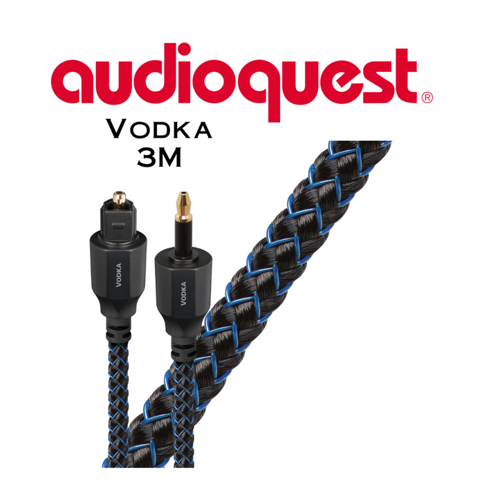 AudioQuest Vodka - Câble optique digital 217 fibres ouverture étroite