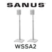 SANUS - Supports d'enceintes sans fil à hauteur réglable conçus pour enceintes SONOS ONE, One SL, Play 1 et Play 3 Blancs (Paire)