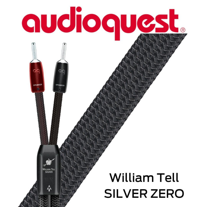 AudioQuest - Câble à haut-parleurs calibre 13AWG 72v DBS PSC+ William Tell SILVER (ZERO) (la paire)