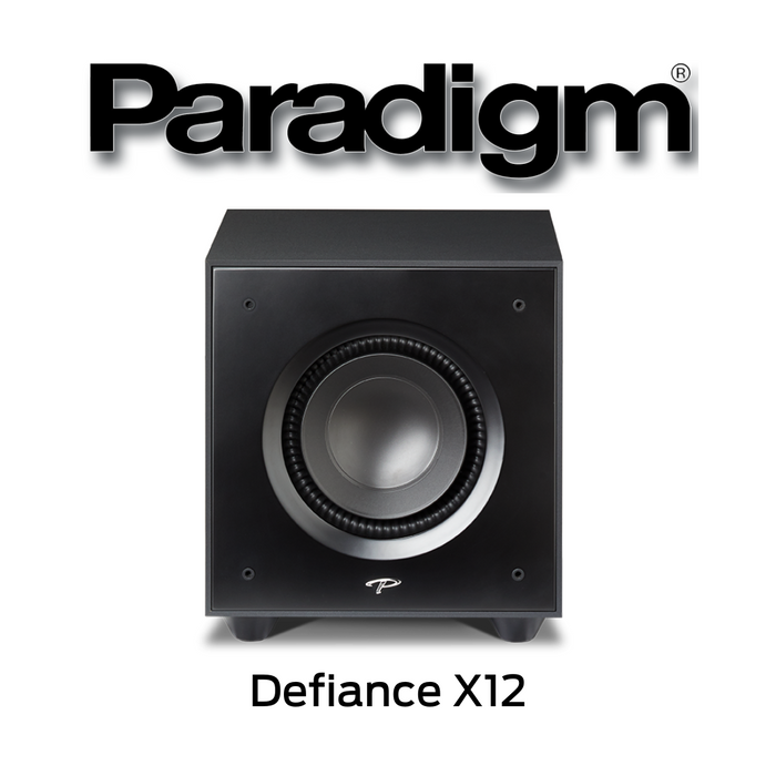 Paradigm Defiance X12 - Caisson de basses 650Watts RMS woofer de 12''