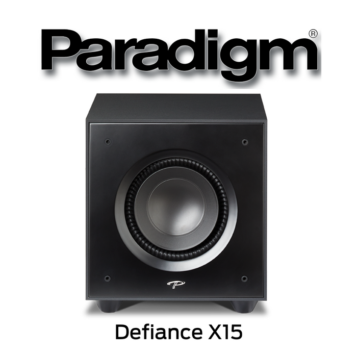 Paradigm Defiance X15 - Caisson de basses 900Watts RMS woofer de 15''