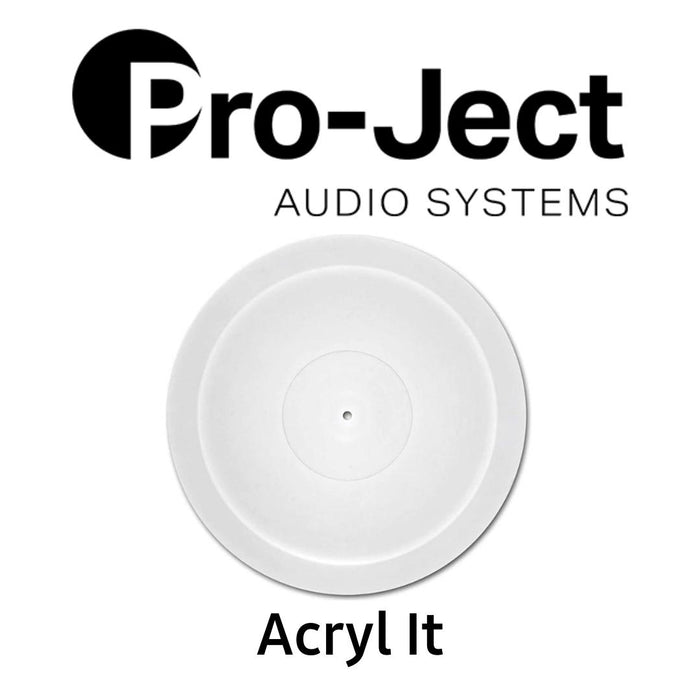 Pro-Ject Acryl It - Plateau pour table tournante en acrylique qui vous permet de mettre votre disque directement sur la surface acrylique, sans rien entre les deux!
