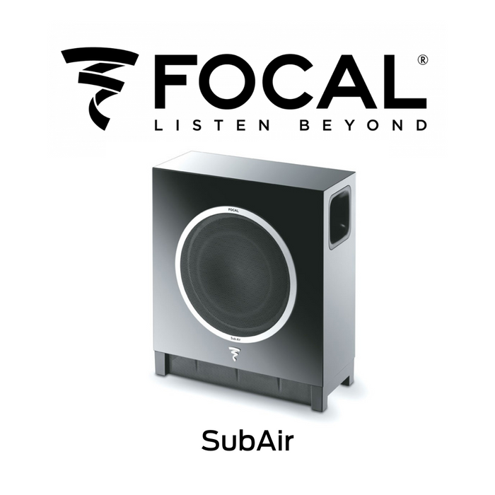 Focal SubAir - Caisson de basses 8'' d'une puissance de 150Watts à liaison sans fils règle la problématique des câbles définitivement!