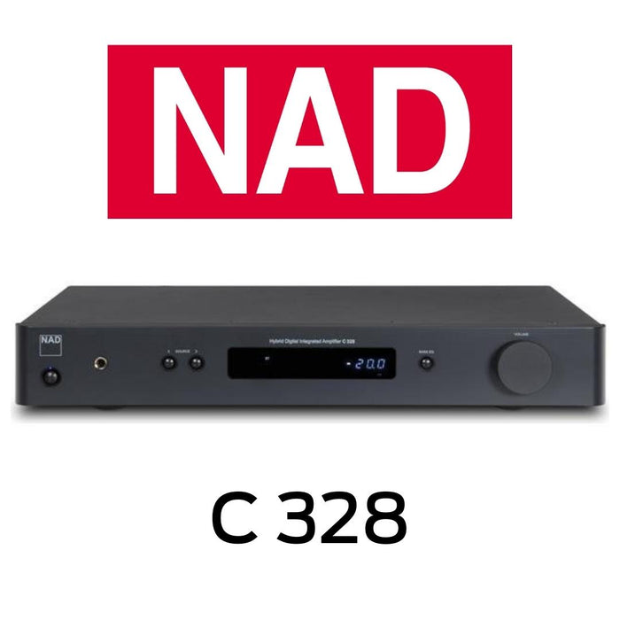 NAD C 328 - Amplificateur stéréo 50Watts/Canal hybride avec DAC