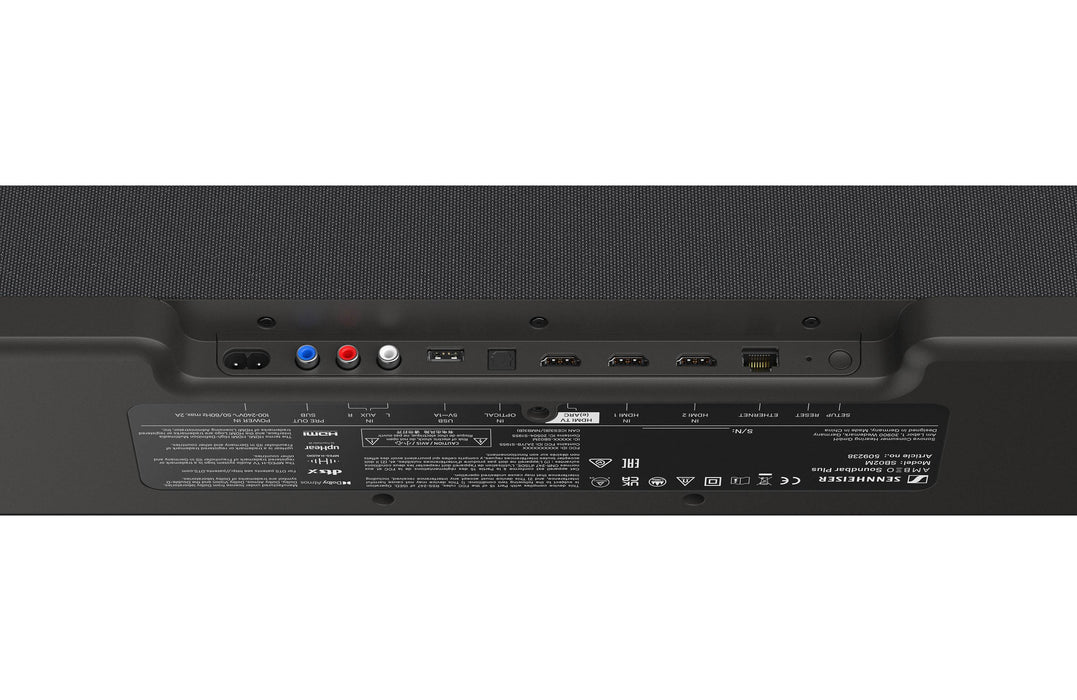 Sennheiser AMBEO Soundbar Plus - 400 watts, 9 HP, Dolby Atmos