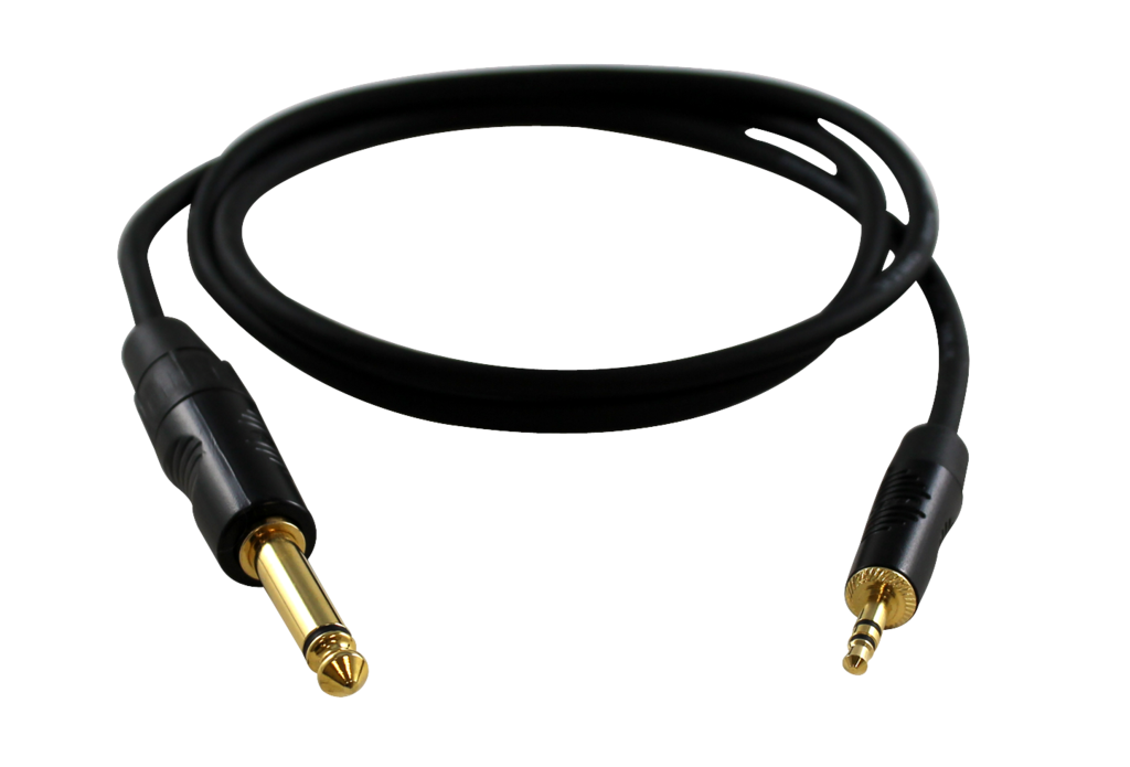 Digiflex - Câble adaptateur de ⅛″ TRS stéréo vers ¼″ TS mono (Série Performance) - 3 pieds
