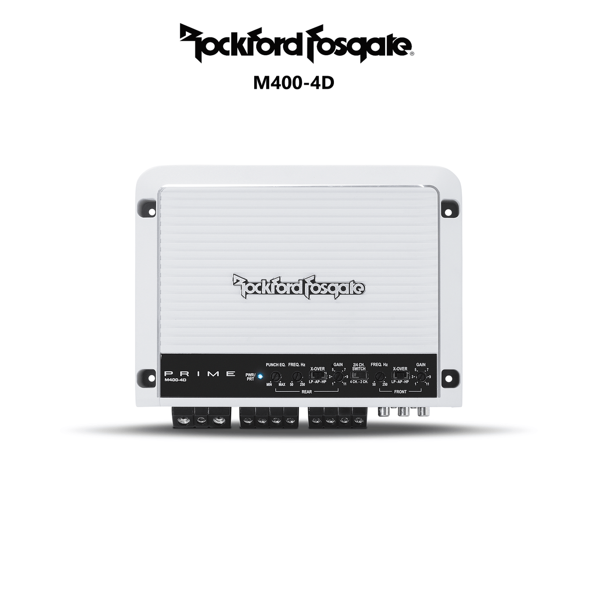 カーオーディオ Rockford Fosgate M400-4D Marine Rockford Fosgate M400-4D 4-channel marine amplifier — 75 watts x 4
