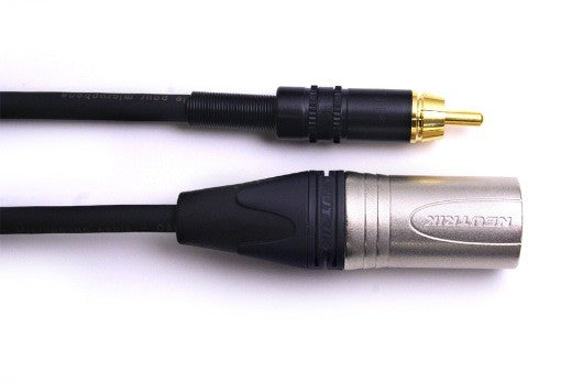 Digiflex - Câble adaptateur XLR-M à RCA (série Pro) - 10 pieds