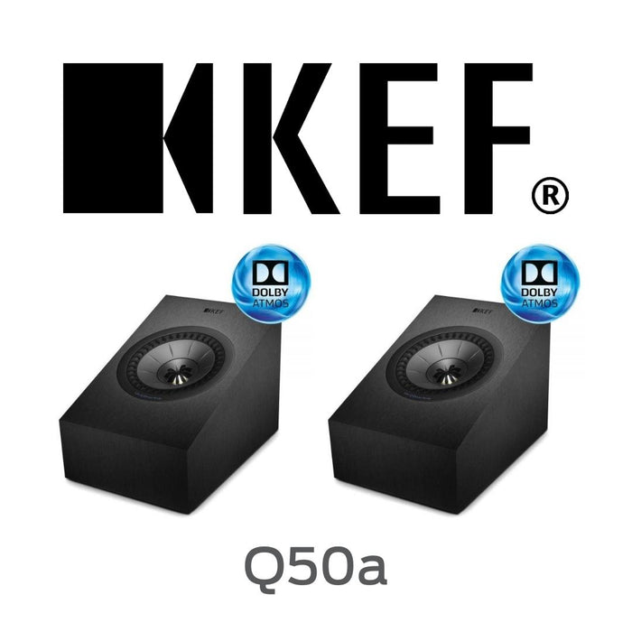 KEF Q50a - Enceintes Dolby Atmos Haut-parleurs 100Watts (paire)