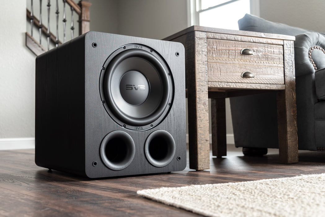 Caisson de basses SVS PB-3000 finition Ash – subwoofer 800W puissant pour système Hi-Fi et home cinéma immersif