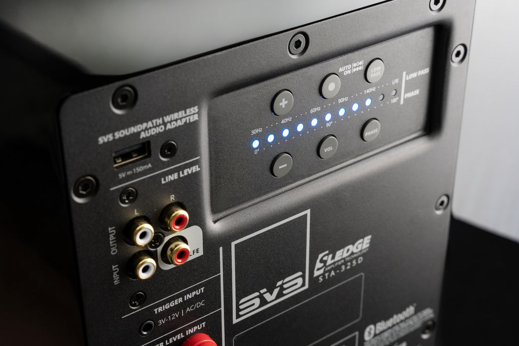 Caisson de basses compact SVS SB-1000 Pro – subwoofer clos 325W avec haut-parleur grave 12 pouces pour Hi-Fi et home cinéma
