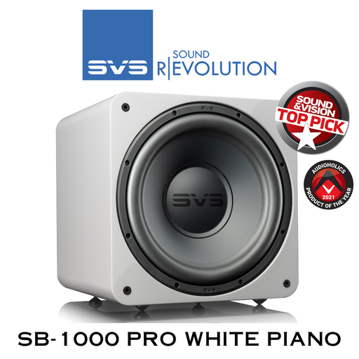 Caisson de basses compact SVS SB-1000 Pro finition laque noire piano – subwoofer clos 325W avec haut-parleur de 12 pouces pour Hi-Fi et home cinéma