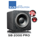 Caisson de basses SVS SB-2000 Pro finition Ash – subwoofer clos 550W avec haut-parleur grave 12 pouces pour Hi-Fi et home cinéma